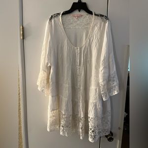 White Long Sleeve Top